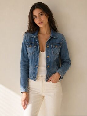 DEMOCRACY Western V Yoke‎ Jacket With Side Zippers